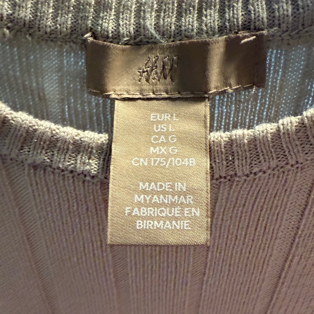 H&M Women’s Tan Sweater Maxi Dress